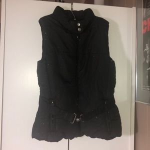 Black Sparkle Vest